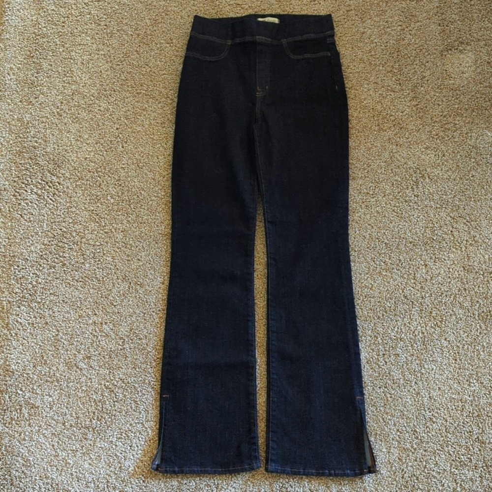 LIKE NEW Madewell Pull-On Skinny Flare Jeans in Heavenley Wash Size 27 - Picture 5 of 12
